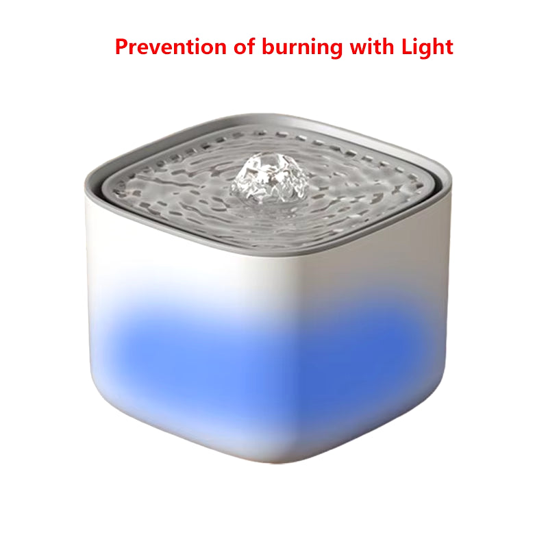 101Oz/3L Pet Water Fountain Automatic Induction Circulating Filtering Cat Water Drinker USB Electric Mute Cats Water Dispenser
